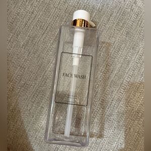 NWT Face wash bottle with pump